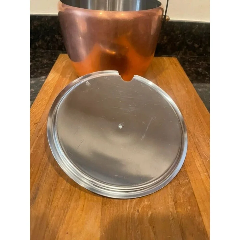 Vintage Culinox Swiss Copper Ice / Champagne / bucket